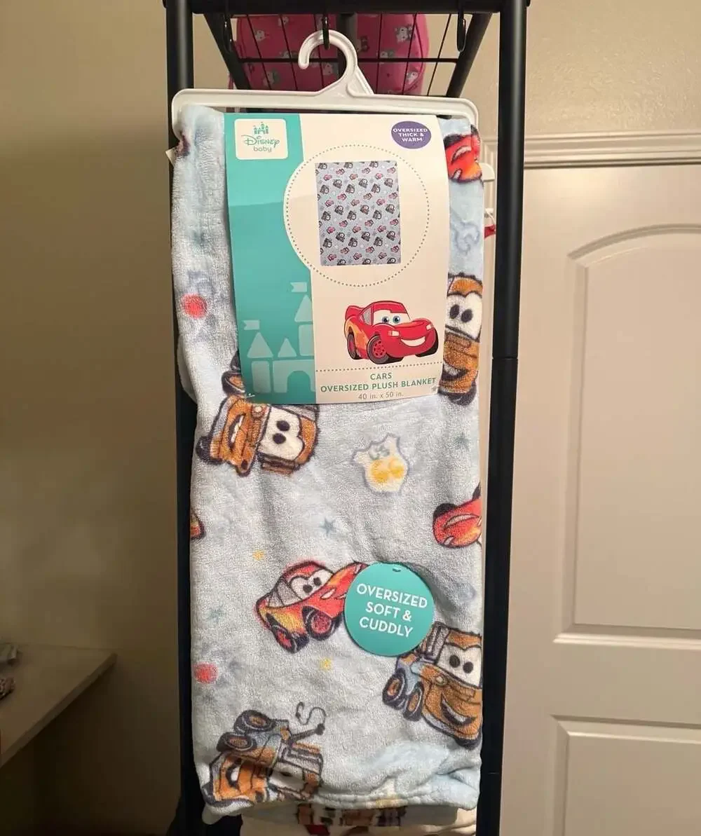 Disney Baby Cars Oversized Plush Blanket 40 in. x 50 in.
